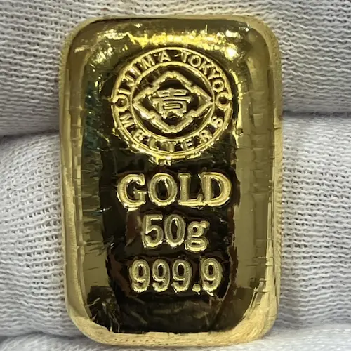 井島貴金属　インゴット　50g