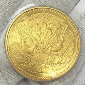 天皇陛下御在位60年記念10万円金貨