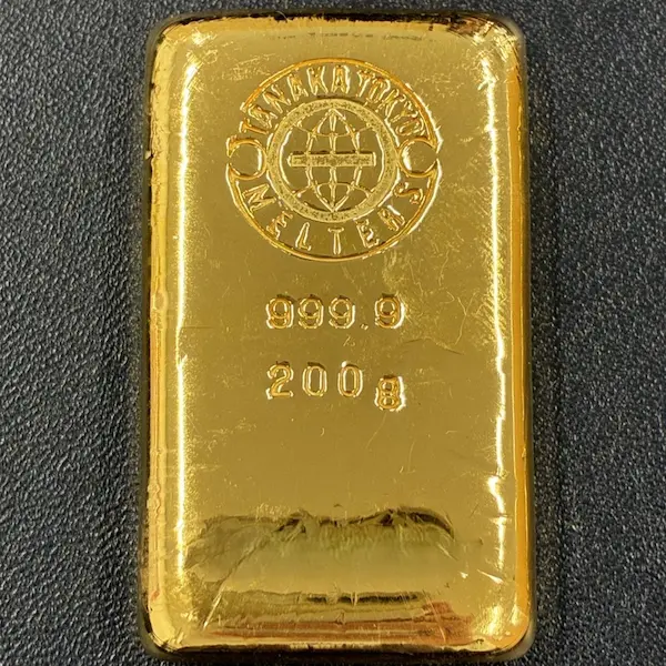 田中貴金属　インゴット　200g