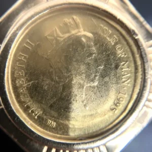 K24　マン島キャットエリザベス金貨　1/25oz　1.2g