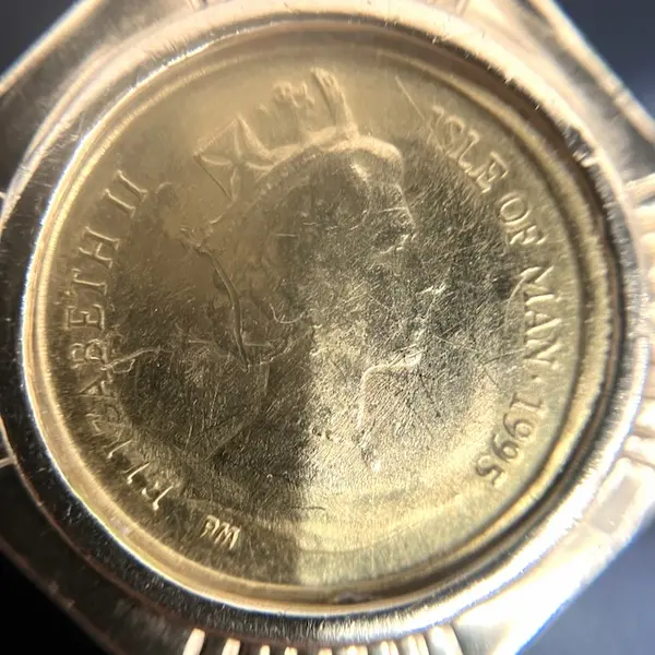 K24　マン島キャットエリザベス金貨　1/25oz　1.2g