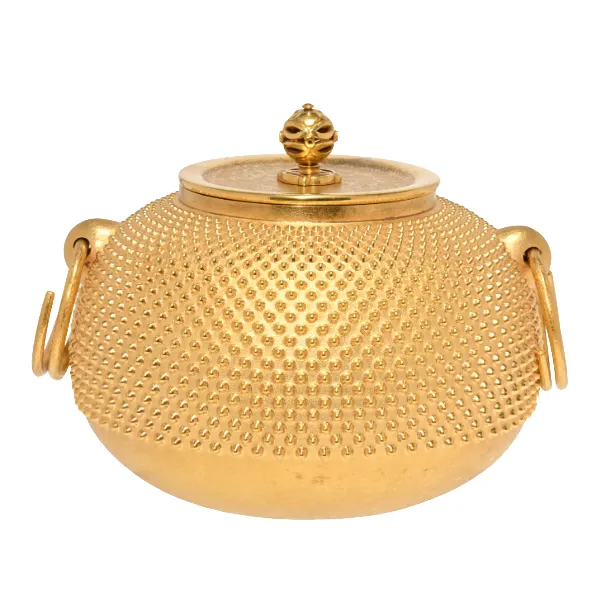 24金 (K24) 茶釜