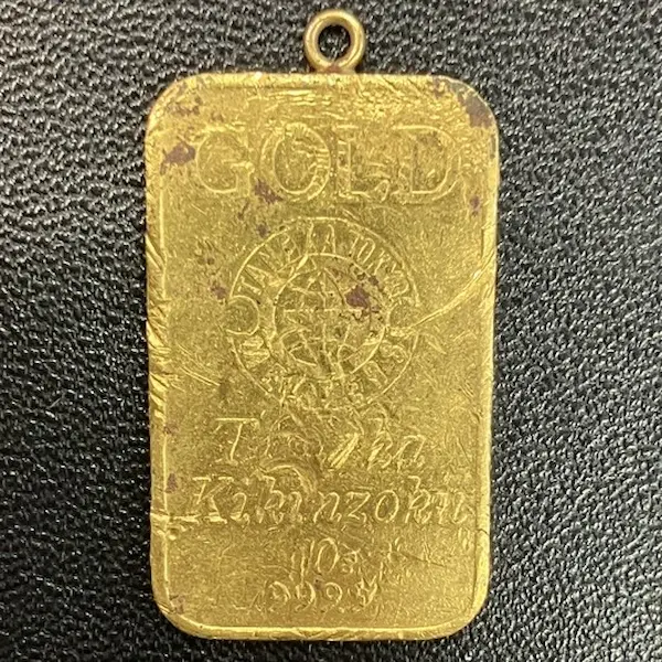 田中貴金属工業　インゴット　10g