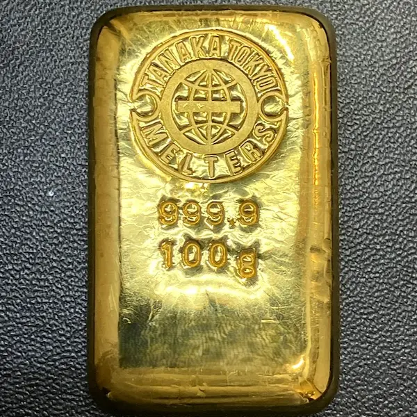 田中貴金属　インゴット　100g