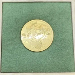K24　鳥獣人物戯画金貨　45g