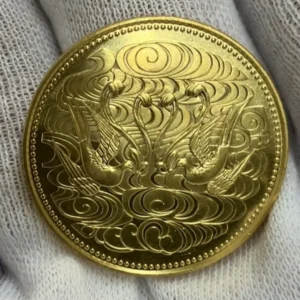 天皇陛下御在位60年記念10万円金貨