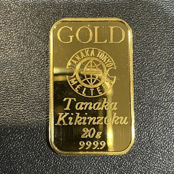 田中貴金属　インゴット　20g