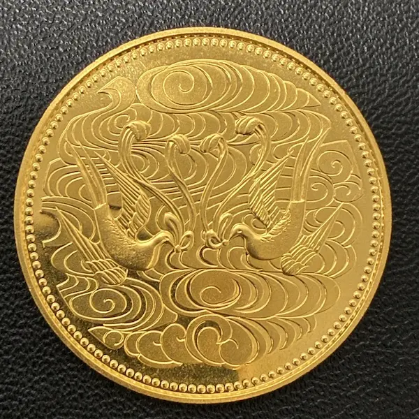 天皇陛下御在位60年記念10万円金貨