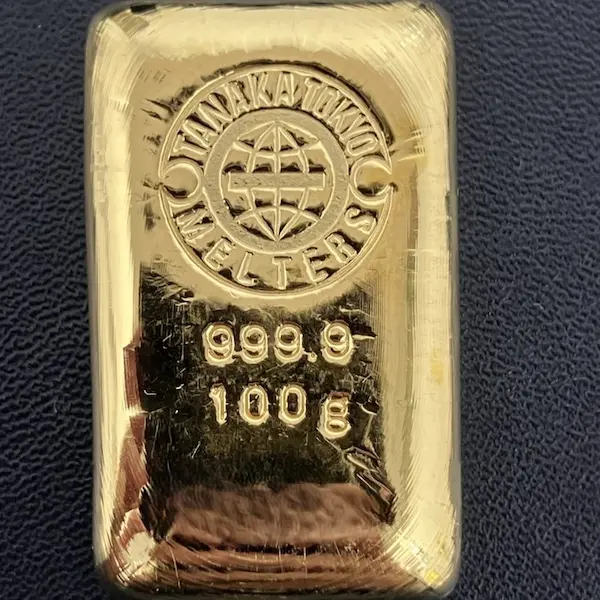 田中貴金属　インゴット　100ｇ