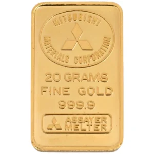 999.9_三菱マテリアル インゴット_20g