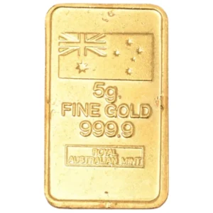 999.9_ROYAL AUSTRALIANインゴット_5g