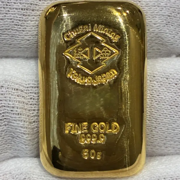 中外鉱業　インゴット　50g