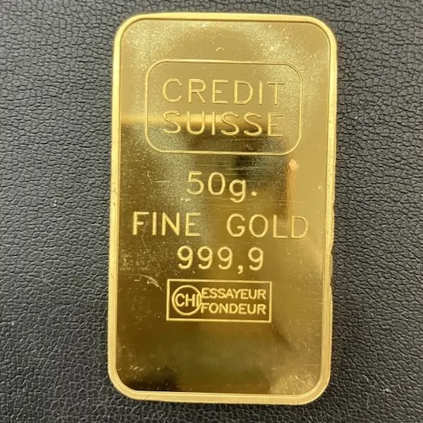 クレディ・スイス　インゴット　50g