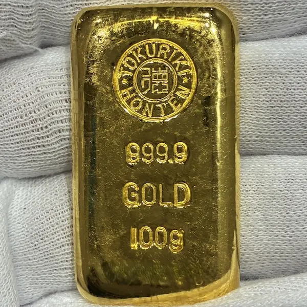 徳力本店　インゴット　100g