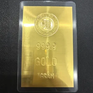 K24　徳力本店　純金カード　1g