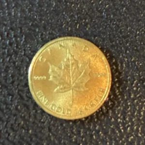 K24　メイプルリーフ　金貨　1g　