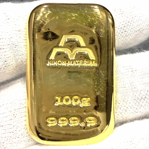 日本マテリアル　インゴット　100g