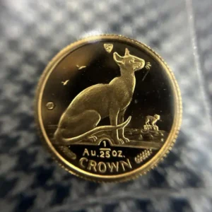 K24　マン島キャット金貨　1/25oz　1.2g