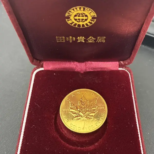 K24　メイプルリーフ金貨　1oz　31.1g