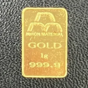 日本マテリアル　インゴット　1g