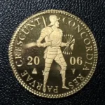 K23　オランダ 2006年 1ダカット金貨　3.4g