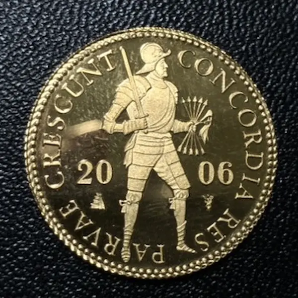 K23　オランダ 2006年 1ダカット金貨　3.4g