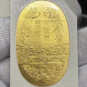 K24　天皇陛下御在位五十年記念小判　8g