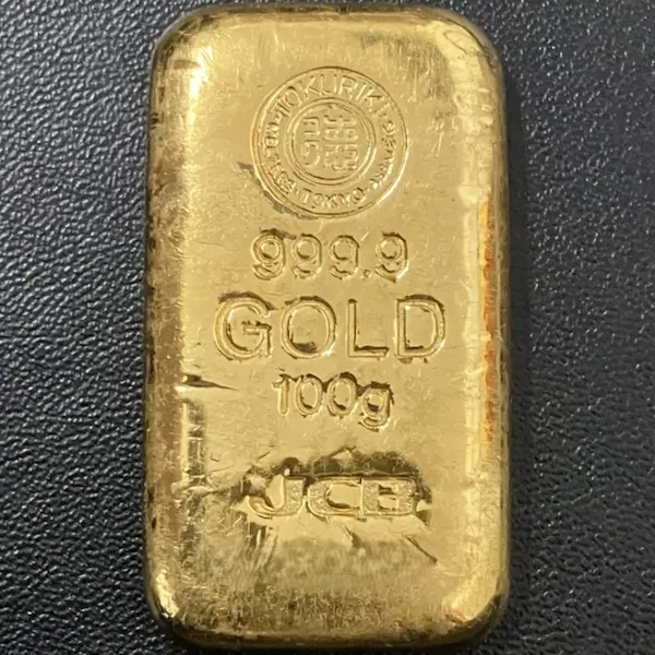 徳力本店　JCB　インゴット　100g