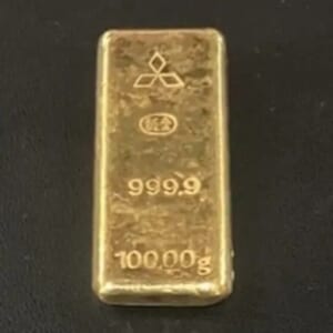 三菱マテリアル　インゴット　100g