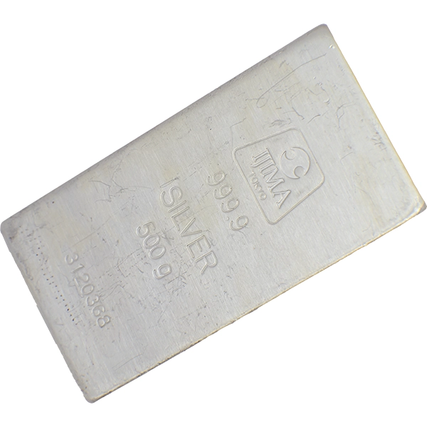 シルバーインゴット 1kg 徳力本店 銀地金 未使用未開封 純銀1000g1本  