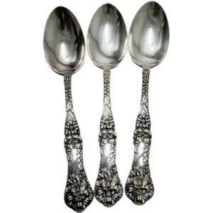 シルバー925 (Sv925) 銀スプーン3点