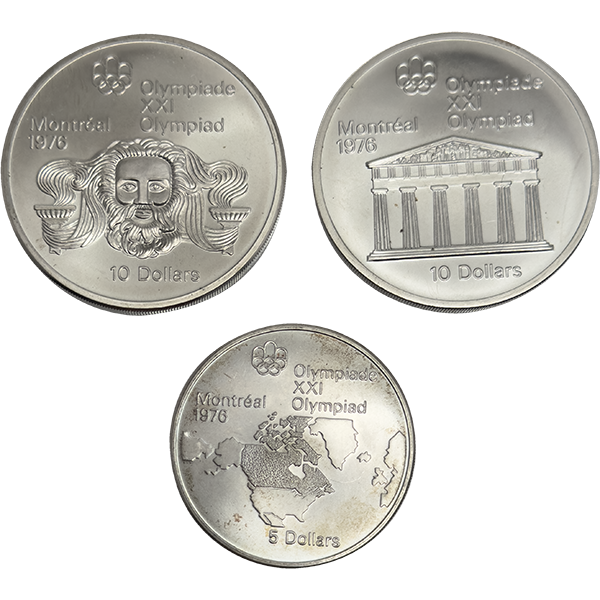 シルバー925（Sv925）カナダ オリンピック銀貨 まとめ 」の参考買取 