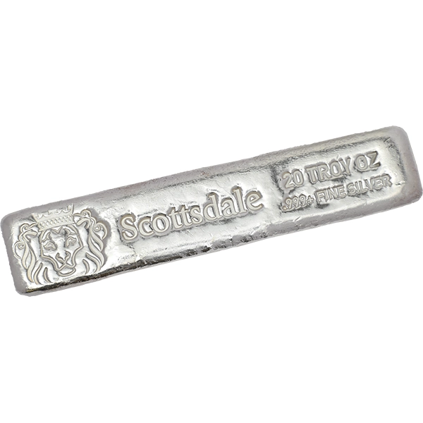 シルバー999(Sv999)スコッツデール 純銀インゴット 」の参考買取価格 