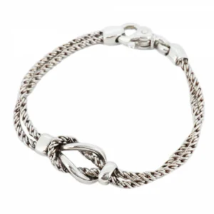 シルバー925 (Sv925) ティファニー ブレスレット ダブルロープ