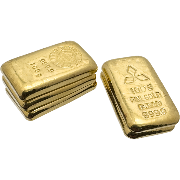 24金(K24)純金 インゴット 5枚まとめ