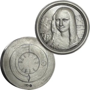 純銀 日本モナリザ展記念銀メダル