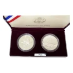 シルバー900(Sv900)アトランタオリンピック1ドル銀貨2枚セット