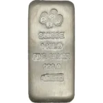 シルバー999 (Sv999) SUISSEインゴット 1kg