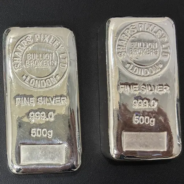 シャープス　ピクスリー　シルバーインゴット500g