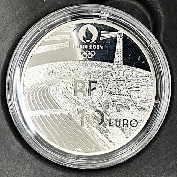 オリンピック・パラリンピック競技大会（パリ2024）公式記念コイン　10ユーロ　銀貨