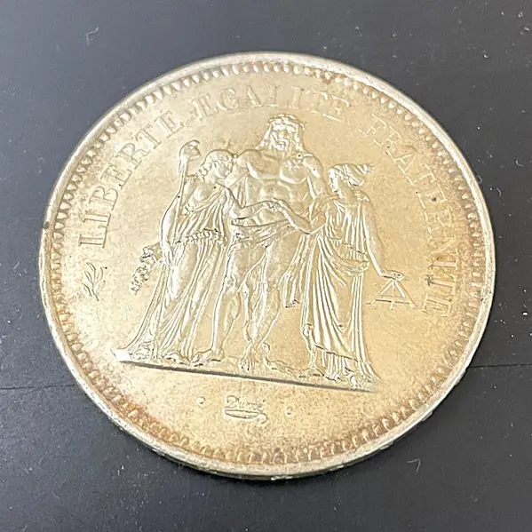 SV800　50フラン銀貨