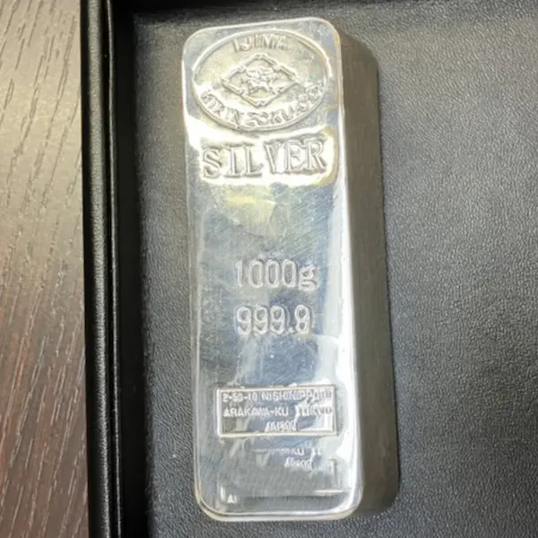 井島貴金属精錬　シルバーインゴット　1kg