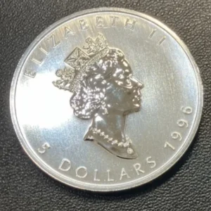 SV1000　メイプルリーフ銀貨