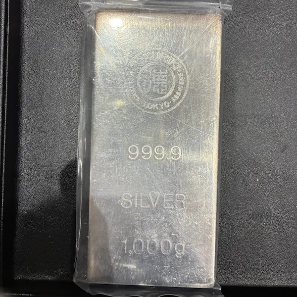 SV1000　徳力本店　インゴット　1kg