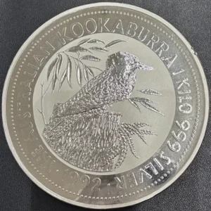 SV1000　カワセミ銀貨　30ドル　1kg