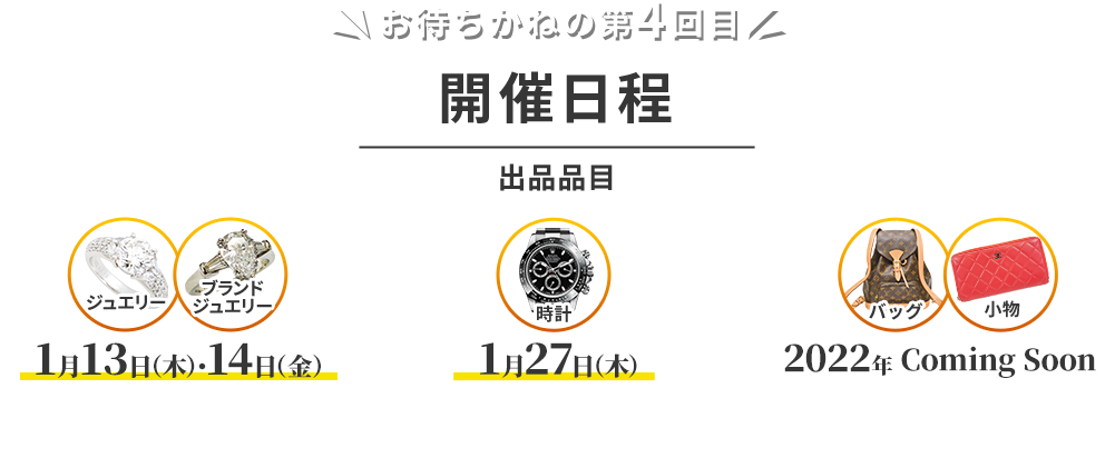 記念すべき第一回 開催日程