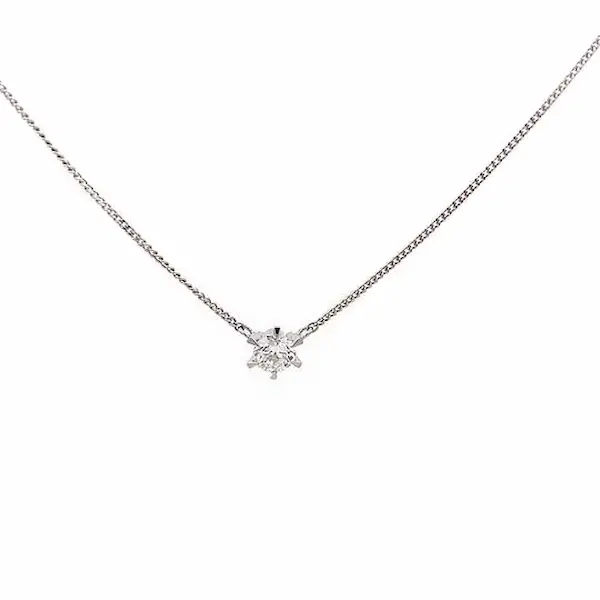 プラチナネックレス ダイヤモンド0.05ct 青く Pt950 Pt850 天然ダイヤ 