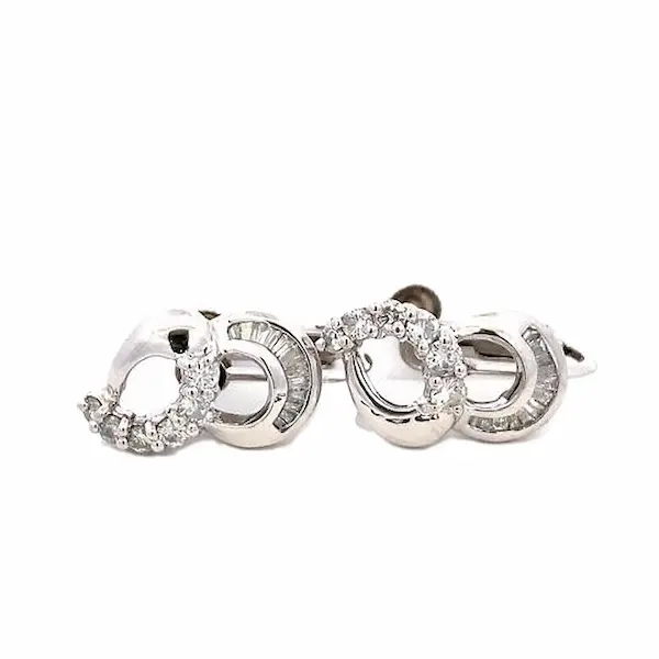 プラチナ （Pt900） イヤリング ダイヤ 0.7ct の参考買取価格  