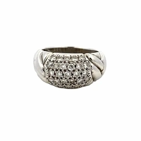 プラチナ （Pt900）リング ダイヤ付き 0.86ct の参考買取価格 