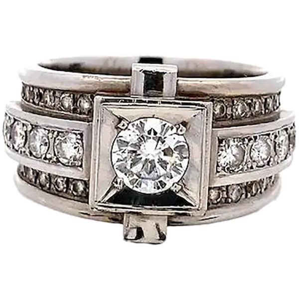 ☆0.50ct☆✨エメラルド0.50ctダイヤハーフエタニティプラチナリング  